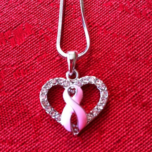 💢 SOLD to CoWorker💢Pink Ribbon necklace.  New!
