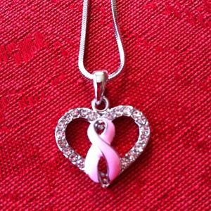 💢 SOLD to CoWorker💢Pink Ribbon necklace.  New!