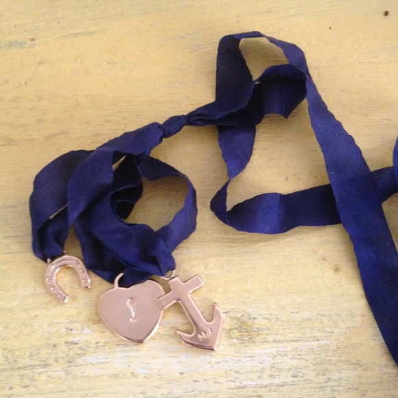 Marc Jacobs Nautical Ribbon Charm Necklace
