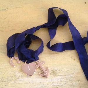 Marc Jacobs Nautical Ribbon Charm Necklace