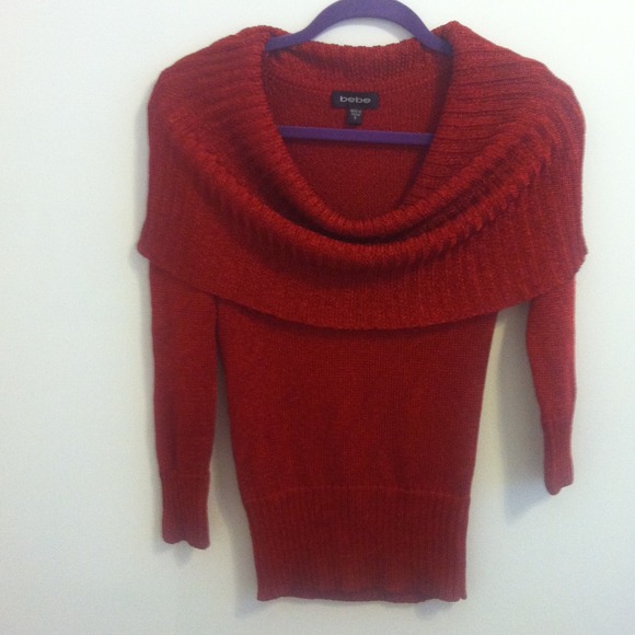 🌹Bebe red sweater never worn