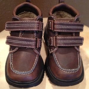 Toddler Brown Leather Hiking Boots🔨