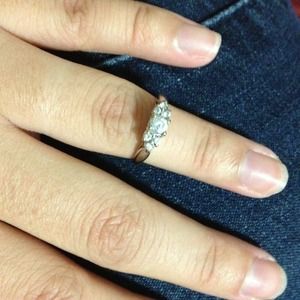 💎Sterling Silver diamond ring💍