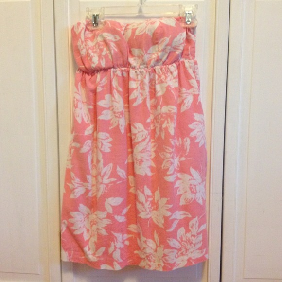 pink floral Forever 21 dress - Picture 1 of 3