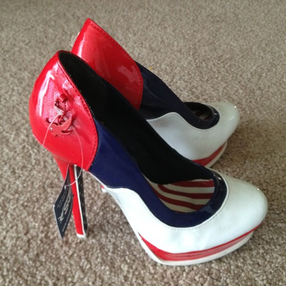 🇺🇸 Red White and Blue heels 🇺🇸