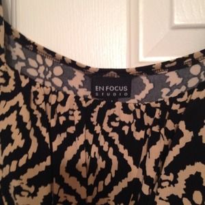 Black and tan sun dress