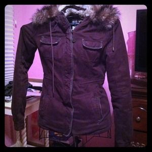Abercrombie and Fitch winter fur jacket