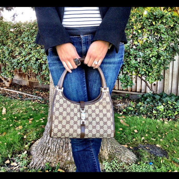 Authentic brown Gucci handbag