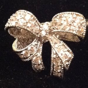 925 Sterling Silver & Crystal Ring