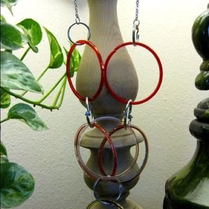 Glass bangle-necklace