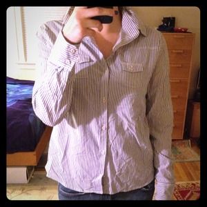 Joes jeans - Blue striped button down