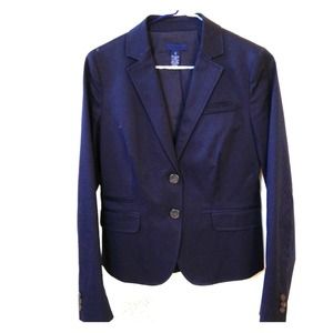 J crew size 2 blazer navy blue