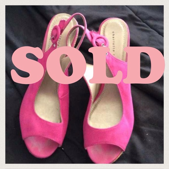 SOLD Charlotte Russe wedges🎈🎈👆SOLD TO VELE