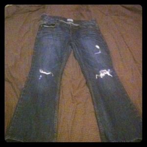 Aero jeans size 11\12 dark wash flare