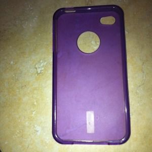 Purple Gel Iphone 4/4S Cover