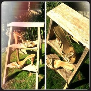 Like new BCBGirls gold heels