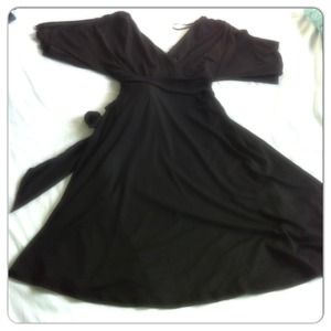 Black VNeck Dress