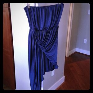 Slinky strapless dress
