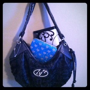 2 wallets with a baby phat purse