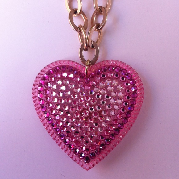 Tarina Tarantino Barbie Heart Necklace