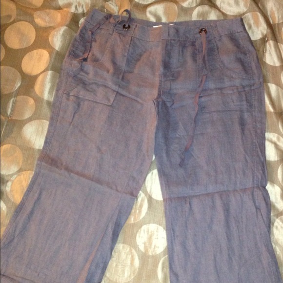 🐾Sold🐾Lauren Conrad Blue linen pants