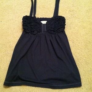 Abercrombie & Fitch navy blue top