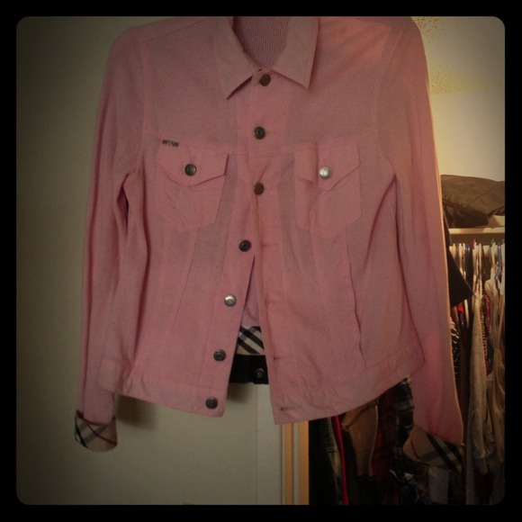 Burberry pink jacket