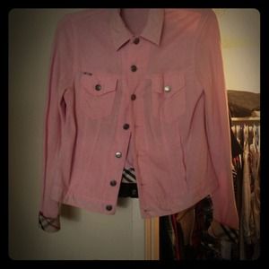 Burberry pink jacket