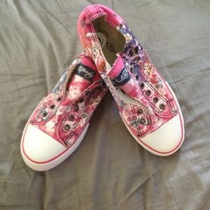 Brand New Pink Ed Hardy Sneakers