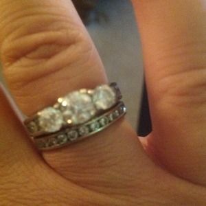 Wedding ring and wedding band