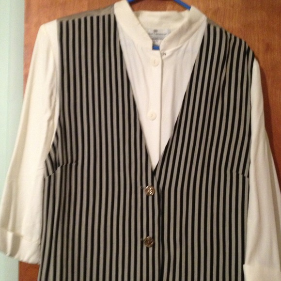 Plus Size 2 pc Dress with Vest