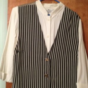 Plus Size 2 pc Dress with Vest