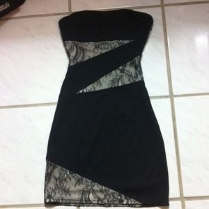 Guess strapless dress. Size 1