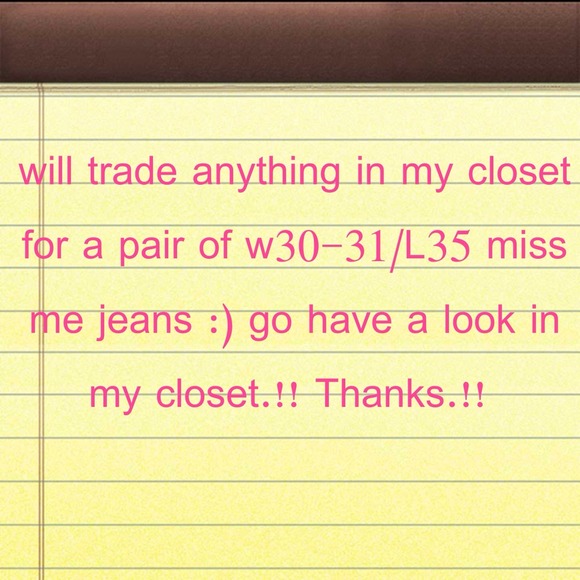 WANT MISS ME JEANS