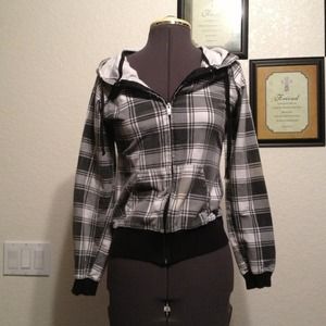 Plaid print jacket