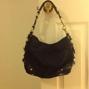 Small black coach tote