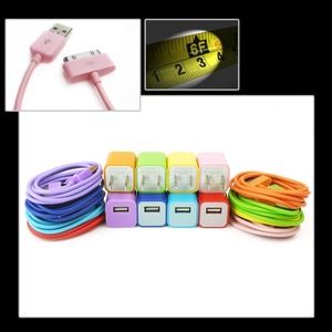 6ft long iPhone chargers & wall adapter included!!