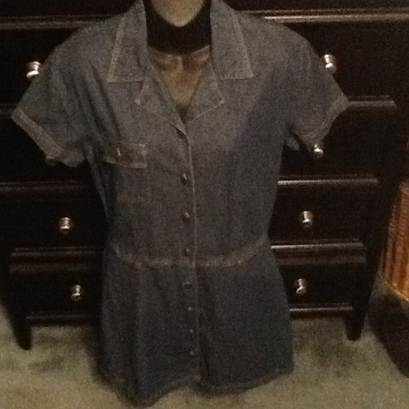 Denim mini. Fun and cute.