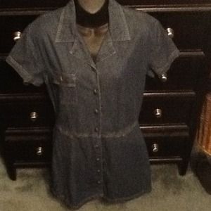 Denim mini. Fun and cute.