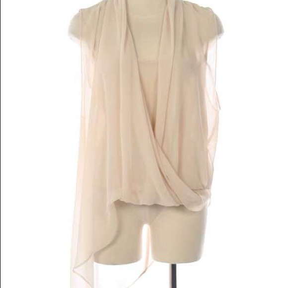 Drape front top. New!