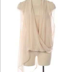 Drape front top. New!