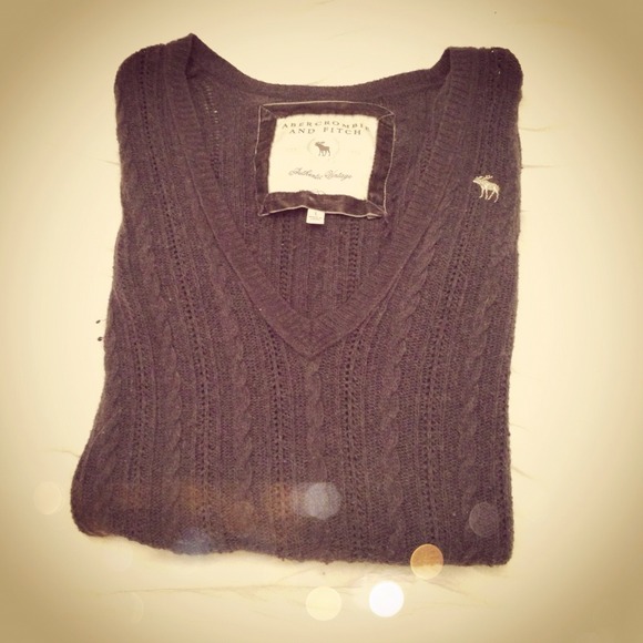 Abercrombie & Fitch Sweaters - A&F Navy Blue Sweater