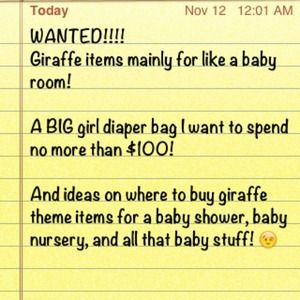 Wanted items!