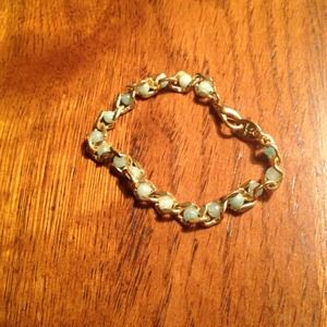 👍SOLD👍💥💥Jade and gold classy clasp bracelet