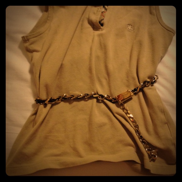 Versace Gold Chain Belt