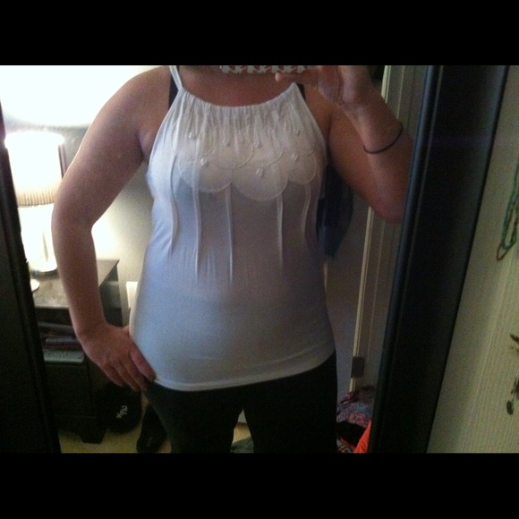 Sold🎉 White tank from The Limited