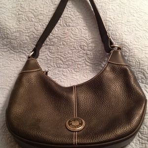 VINTAGE Dooney and Bourke  black hobo shoulder bag