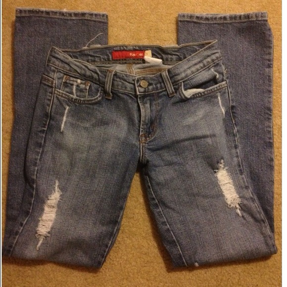 🔴Sold🔴Beautiful "rugged" jeans.
