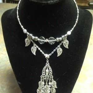 Handmade choker style necklace