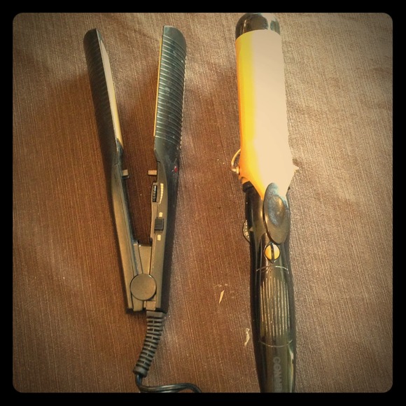 *Reduced*Flat iron and curling iron